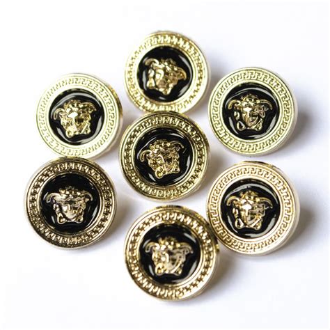 versace buttons